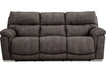 pewter fabric living room groups   