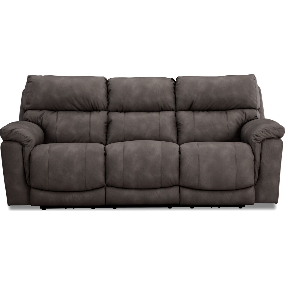 pewter fabric living room groups   