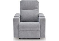 pewter fabric recliners   