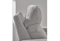 pewter fabric recliners   