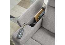 pewter fabric recliners   
