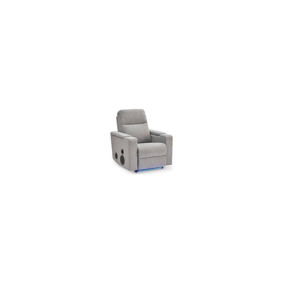 pewter fabric recliners   