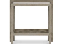 pewter occasional tables   