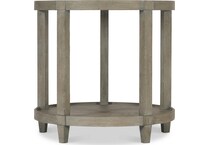 pewter occasional tables   