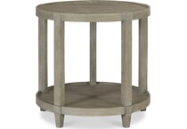 pewter occasional tables   