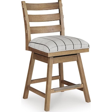 Ridgester Counter Height Swivel Barstool