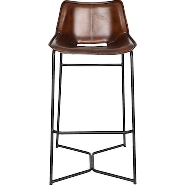 Essex Stanley 19" Bar Chair in Hand Washed Chestnut