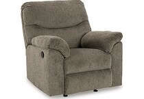 putty fabric recliners   