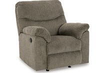 putty fabric recliners   