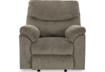 putty fabric recliners   