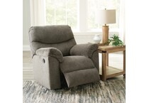 putty fabric recliners   