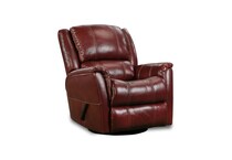 red leather recliner   