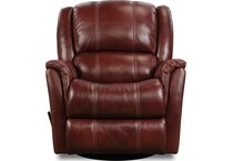 red leather recliner   