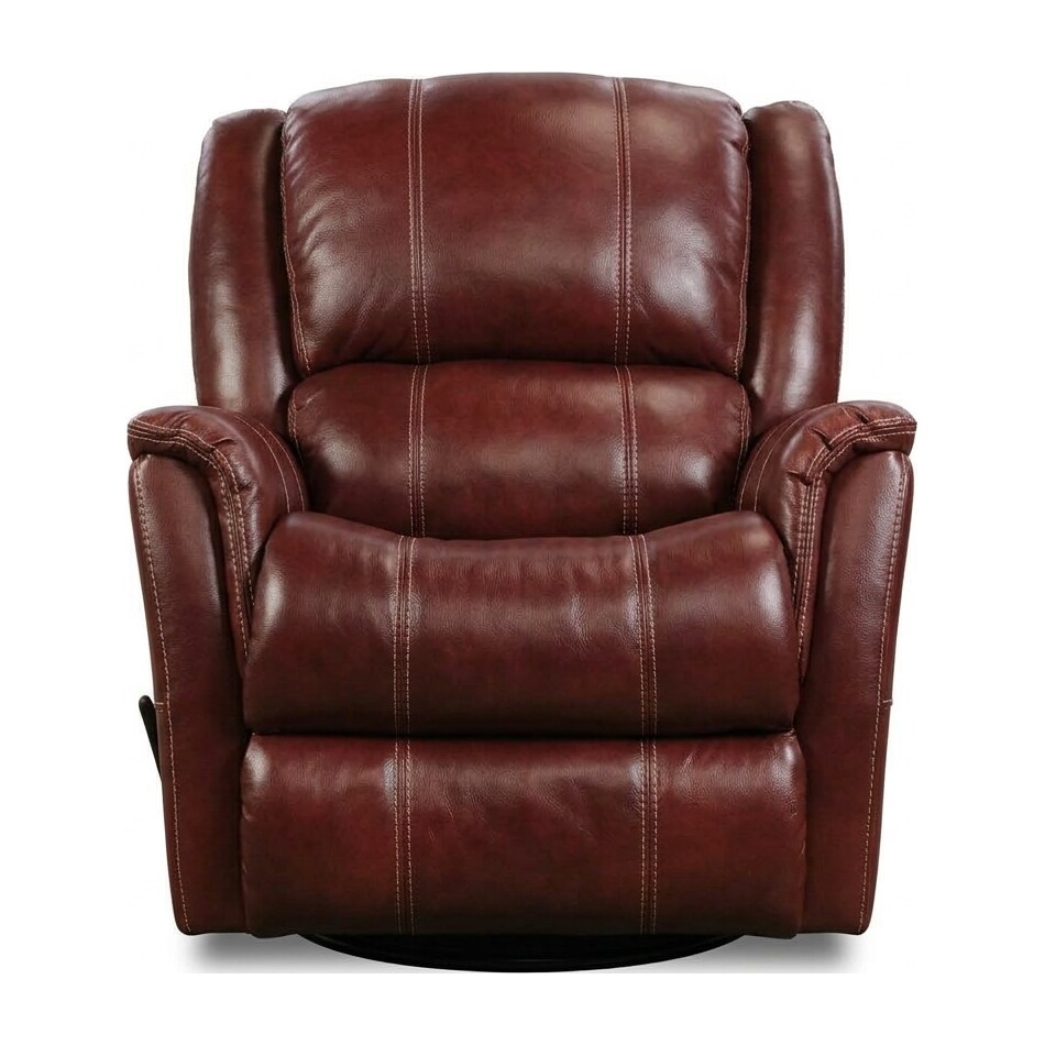 red leather recliner   