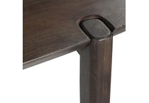 rich brown natural wood grain dinettes   