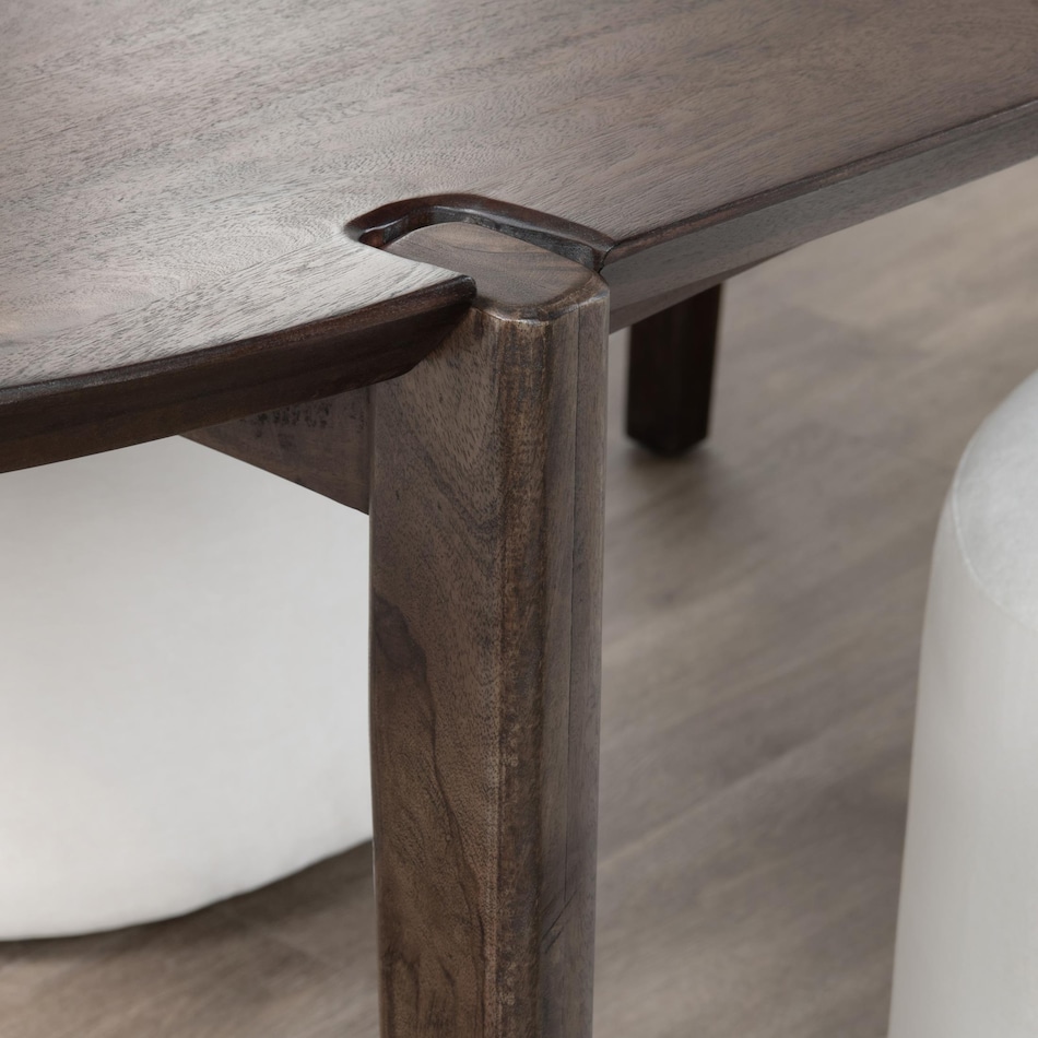 rich brown natural wood grain dinettes   