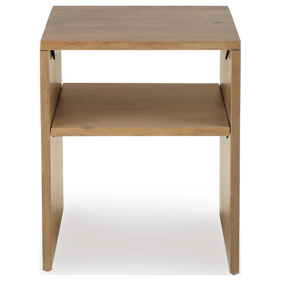 rich brown occasional tables   
