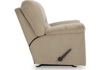 sand fabric recliners   