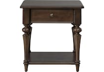 satin cherry occasional tables   