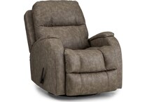 taupe fabric recliners   