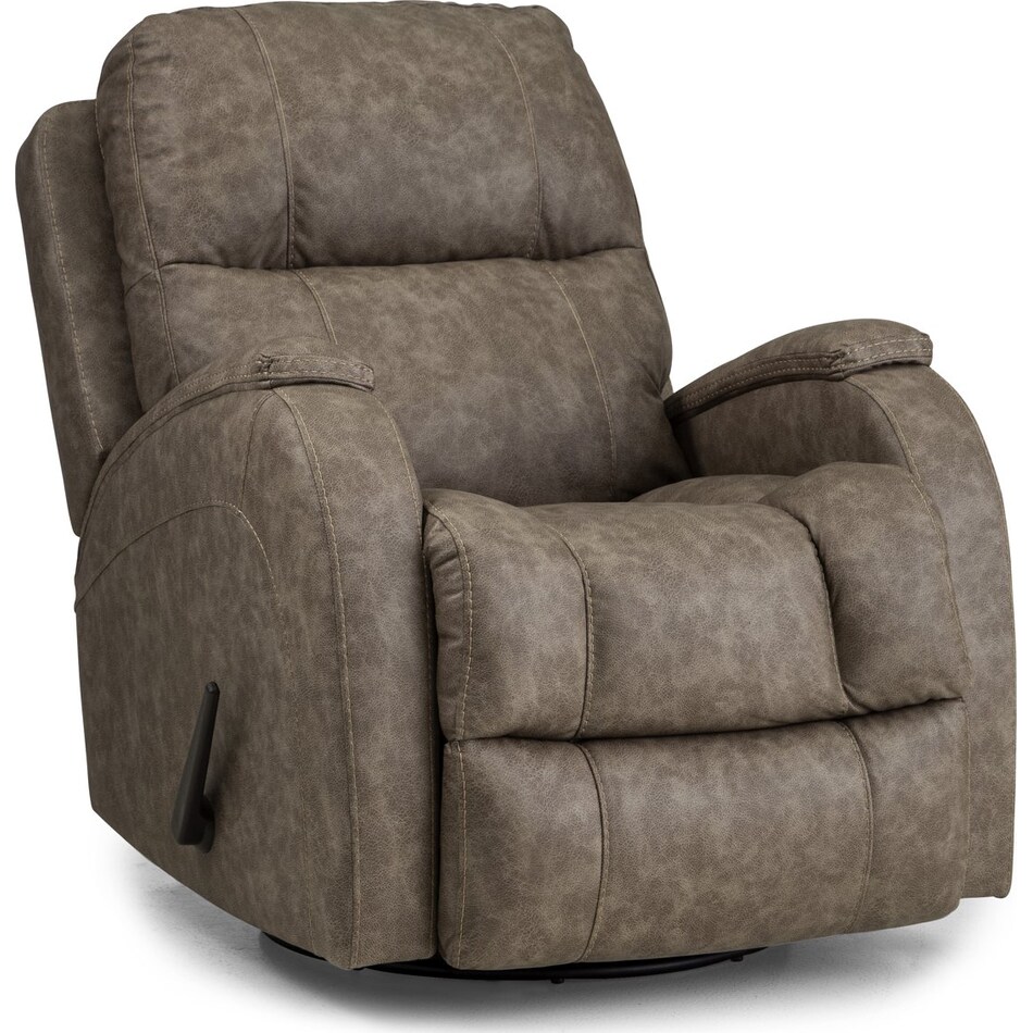 taupe fabric recliners   