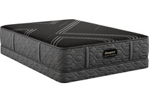 top color: black side color: black accent color: gray bedding   
