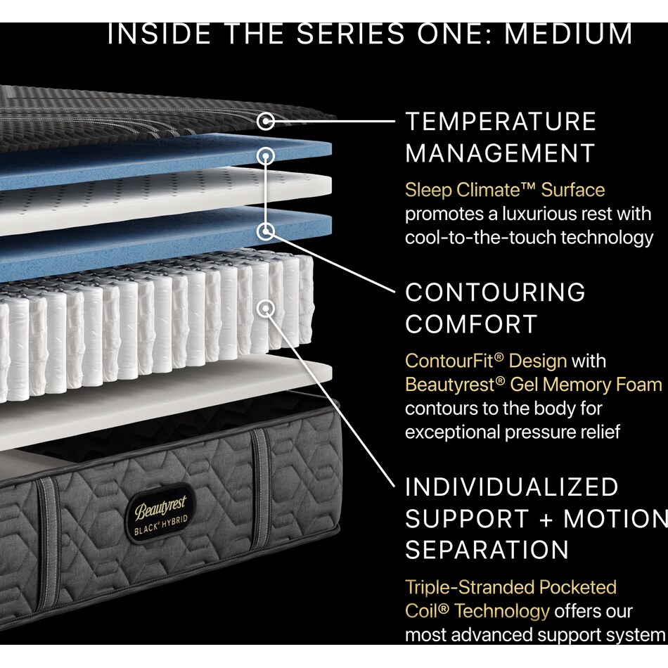 top color: black side color: black accent color: gray bedding   