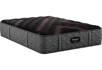 top color: black side color: black accent color: purple bedding   