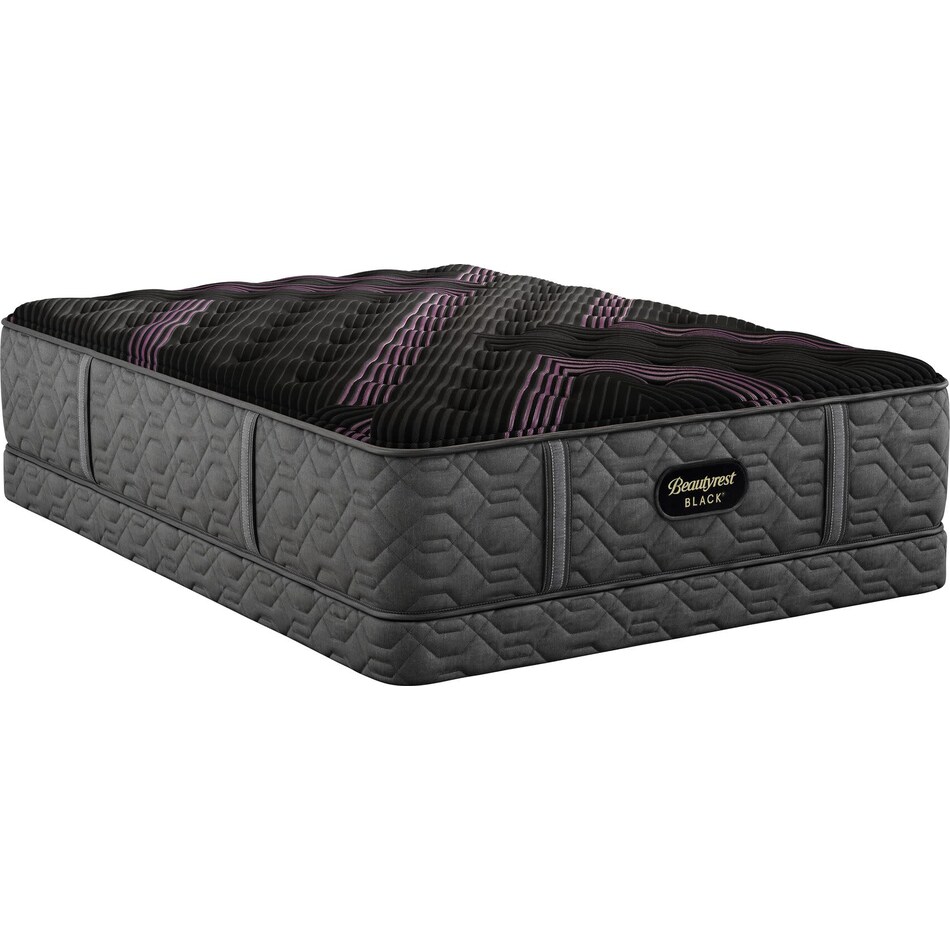 top color: black side color: black accent color: purple bedding   