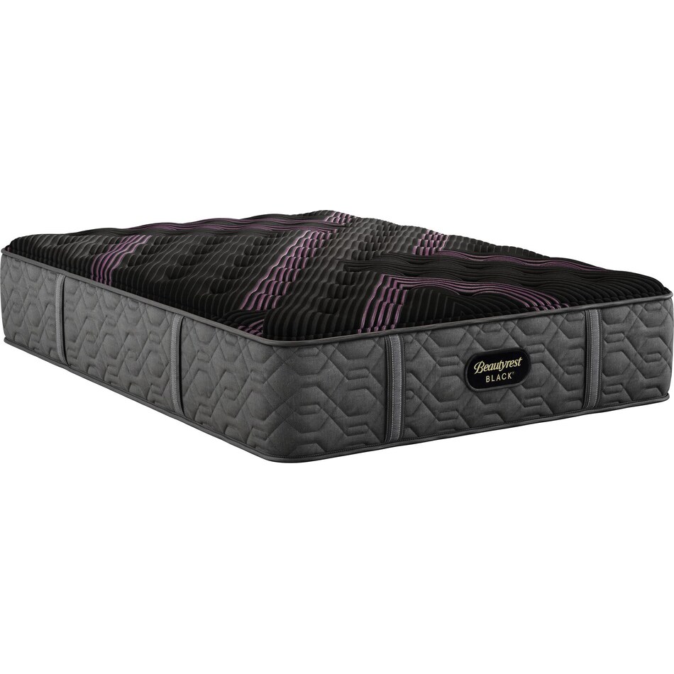 top color: black side color: black accent color: purple bedding   