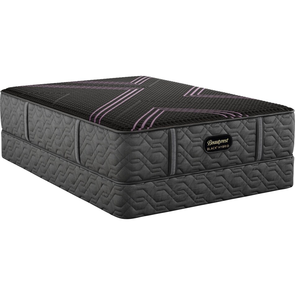 top color: black side color: black accent color: purple bedding   
