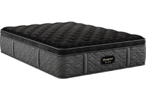 top color: black side color: black accent color: silver bedding   
