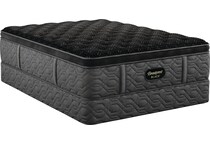 top color: black side color: black accent color: silver bedding   