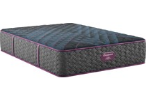 top color: gray side color: gray accent color: purple bedding   