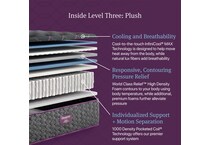 top color: gray side color: gray accent color: purple bedding   