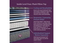 top color: gray side color: gray accent color: silver bedding   