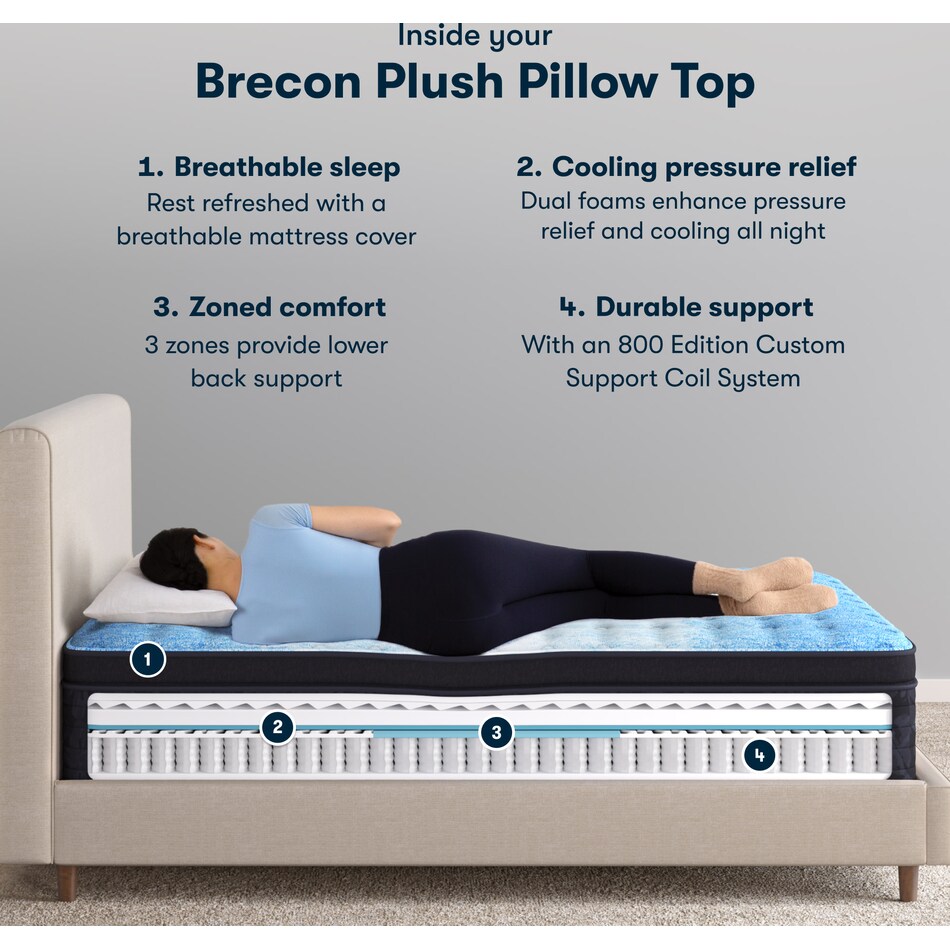 top color: multicolor side color: off white accent color: dark blue bedding   
