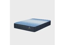top color: multicolor side color: off white accent color: dark blue bedding   