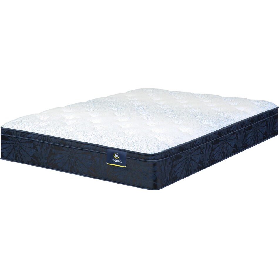top color: multicolor side color: off white accent color: light blue bedding   