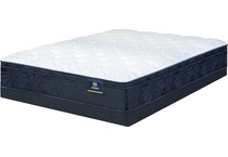 top color: multicolor side color: off white accent color: light blue bedding   