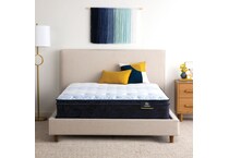 top color: multicolor side color: off white accent color: light blue bedding   
