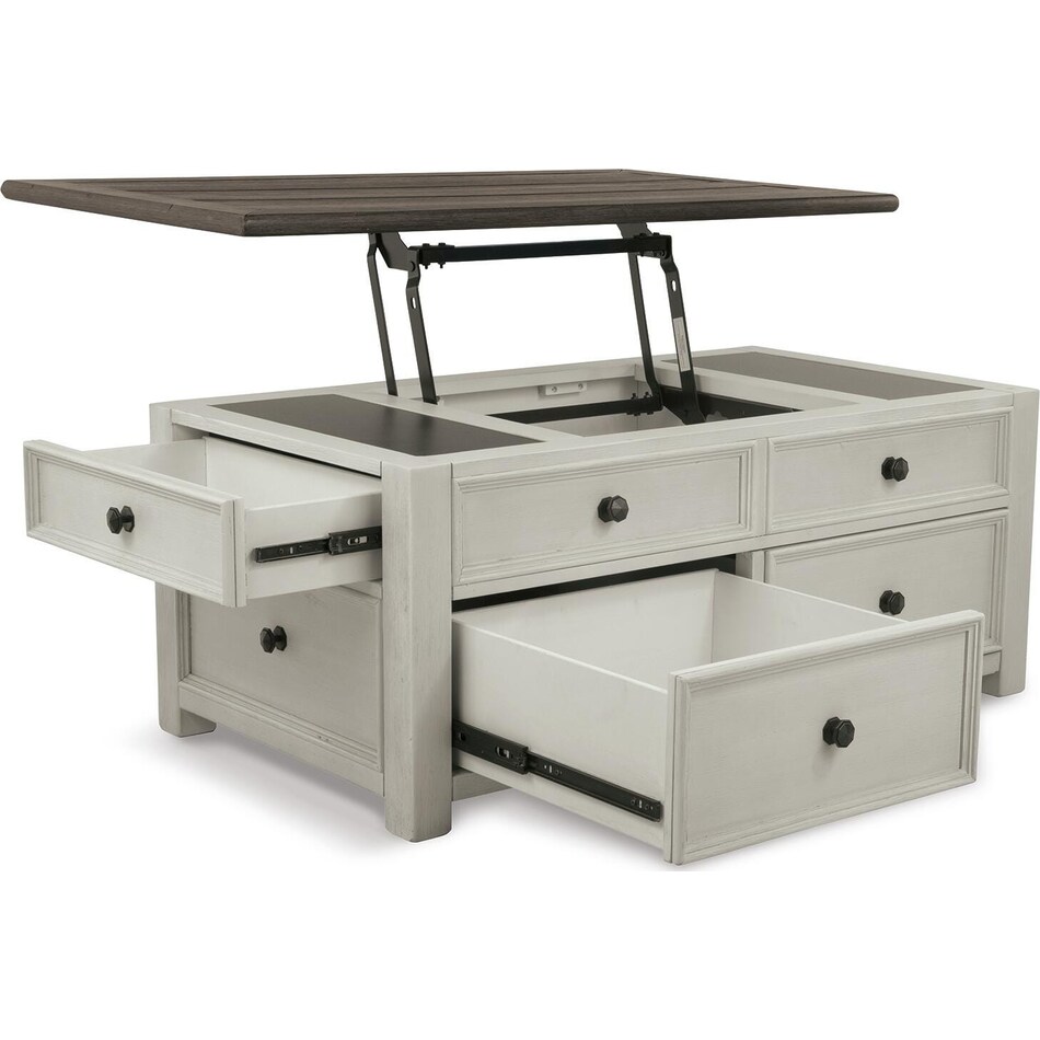 two tone occasional tables   