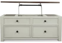two tone occasional tables   