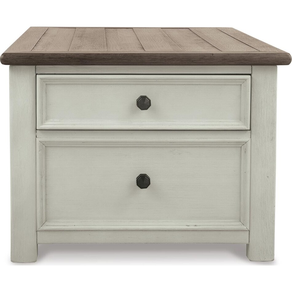 two tone occasional tables   