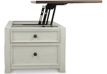 two tone occasional tables   