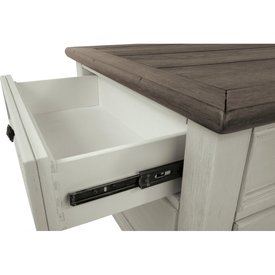 two tone occasional tables   
