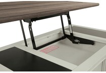 two tone occasional tables   