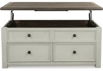 two tone occasional tables   