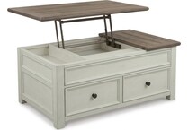 two tone occasional tables   