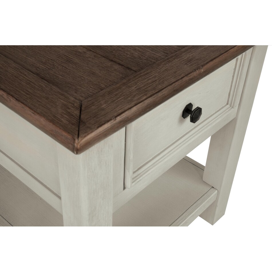 two tone occasional tables   